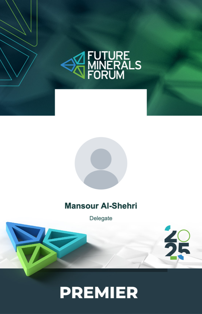 Future Minerals Forum event badge