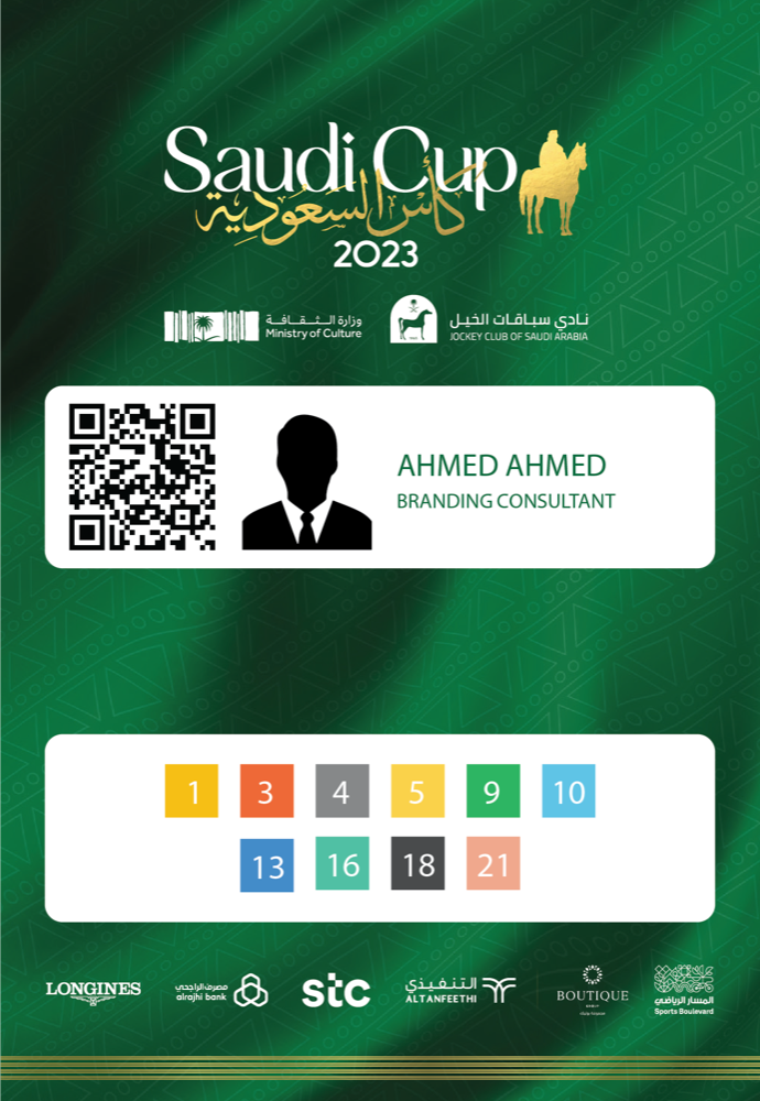 Saudi Cup event badge